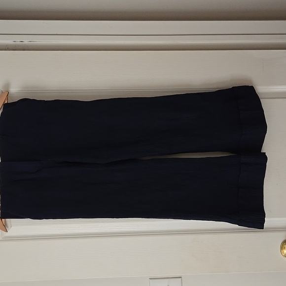 COS Wide-Leg Trousers in navy - Picture 4 of 4